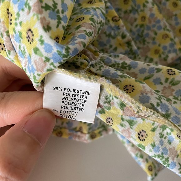 Floral Bubble Sleeve Blouse - Picture 5 of 6